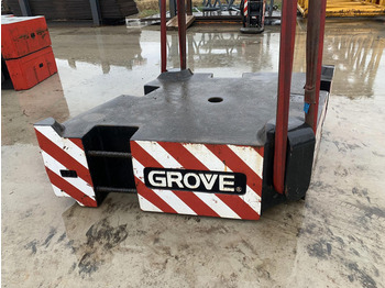 Grove Grove GMK 6400 counterweight 10 ton - Contrepoids