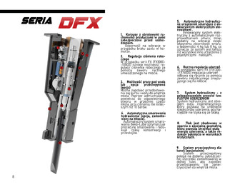 Marteau hydraulique pour Pelle neuf DEMOQ DFX1900 Hydraulic breaker 1850 kg: photos 3