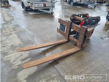 Fourches pour Pelle Dromone Fork Frame & Forks 80mm Pin to suit 20 Ton Excavator: photos 1