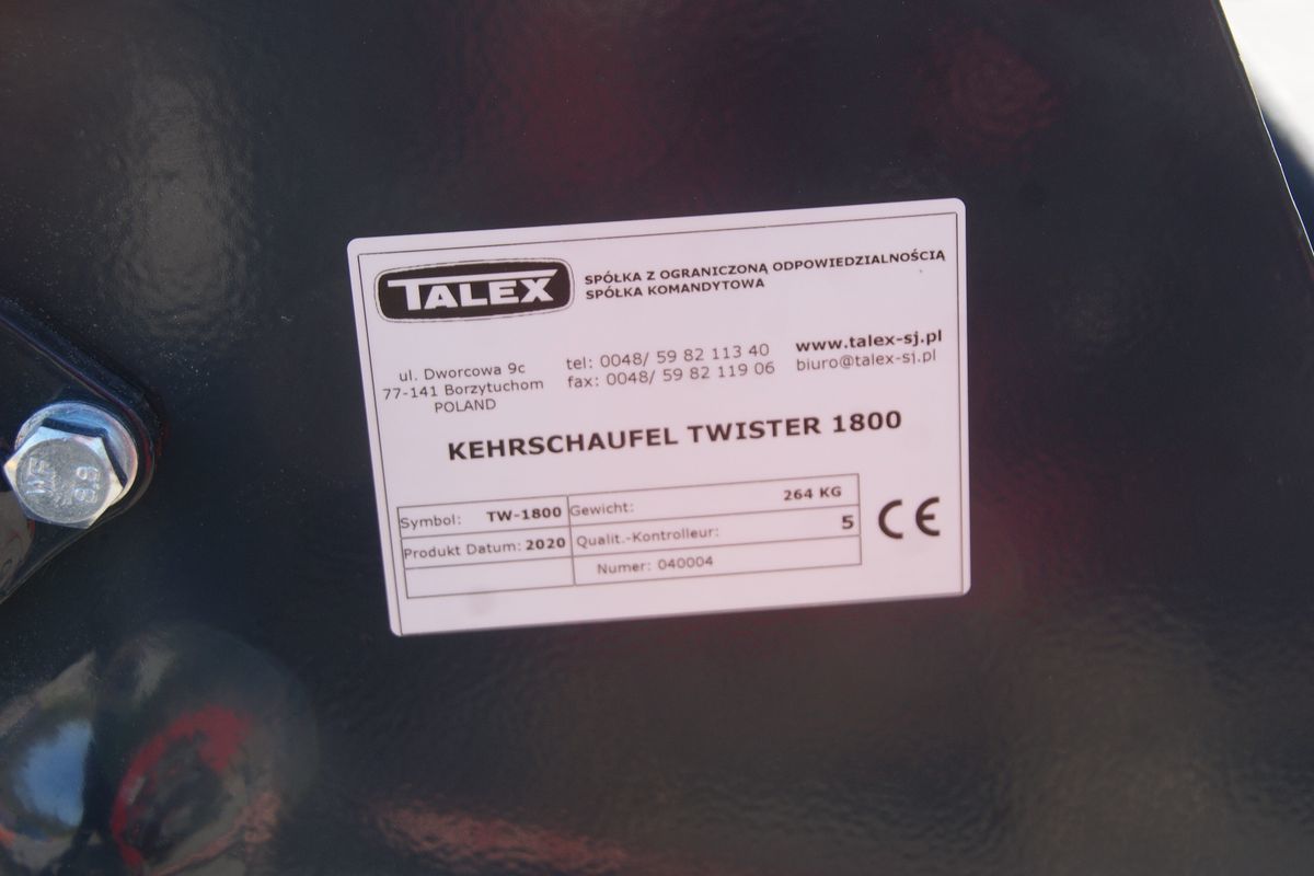 Brosse pour Machine agricole Talex Twister 1800-Kehrschaufel: photos 3