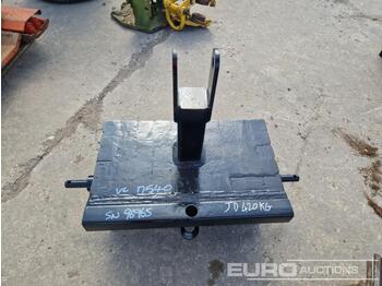 Contrepoids pour Machine agricole Weight Pack to suit 3 Point Linkage: photos 1