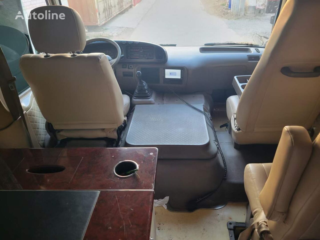 Bus interurbain TOYOTA Coaster mini bus passenger van leather seat: photos 6