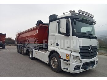 Camion benne Mercedes-Benz Actros 1858 LS 4x2 Tractor unit with trailer Tipper Truck