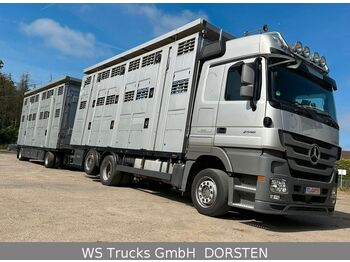 Mercedes-Benz 2548 Menke 3 Stock Vollalu Hubdach Komplett  - camion bétaillère