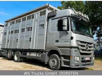 Mercedes-Benz Actros 2548 Menke 3 Stock Vollalu Hubdach  - camion bétaillère