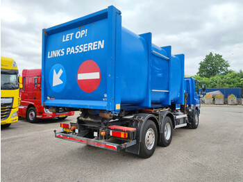 Châssis cabine DAF FAN CF75.250 6x2/4 Euro5 - HallerZijlader - Translift kettingsystem + container (V563): photos 3