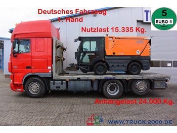 Camion porte-voitures DAF XF105.460 Spezial Baumaschinen Trecker: photos 1