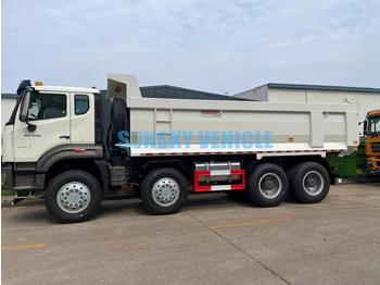 Camion benne pour transport de matériaux granulaires neuf HOWO Brand New 8X4 400HP Tipper Truck: photos 2