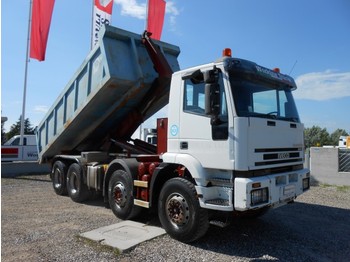 Camion ampliroll pour transport de matériaux granulaires IVECO 410E44 8x4: photos 1