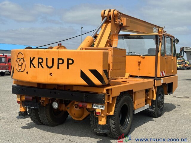 Camion grue Krupp 12GTT 4x4 Hakenhöhe 16m Original 16.253 Km: photos 15