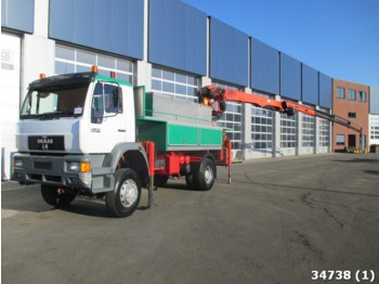 Camion MAN 18.264 4x4 met Palfinger 22 ton/meter montage la: photos 1
