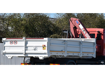 MAN Abrollkipper Container + KRAN HMF 953 K2!  - Camion ampliroll: photos 2
