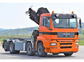 Camion grue, Camion - système de câble MAN TGA 35.480 Abrollkipper*KRAN /FUNK: photos 4