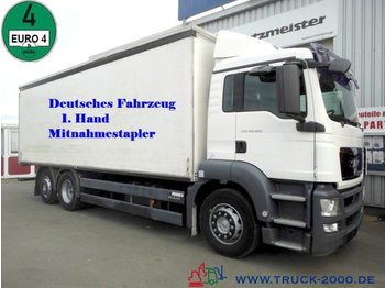 Camion à rideaux coulissants MAN TGS 26.330 SchiebplaneL.+R. Deutscher LKW 1.Hand: photos 1