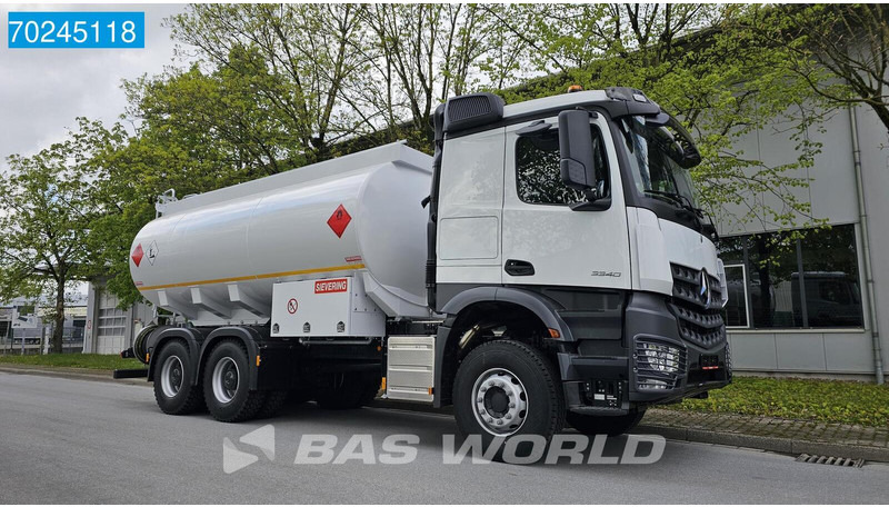 Camion citerne pour transport de carburant neuf Mercedes-Benz Arocs 3340 6X4 20.000ltr Fuel tanker ADR EURO 3: photos 3