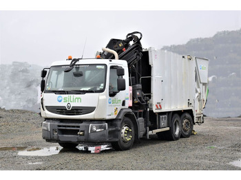 Camion grue, Benne à ordures ménagères Renault Premium 320DXI*Müllwagen + HIAB 166E-3HIDUO/FUNK: photos 2