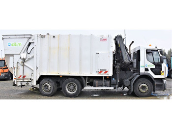 Camion grue, Benne à ordures ménagères Renault Premium 320DXI*Müllwagen + HIAB 166E-3HIDUO/FUNK: photos 3