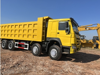 Camion benne pour transport de silo SINOTRUK HOWO 371 Dump Truck 8x4: photos 3