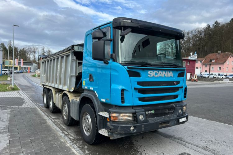Camion benne Scania G480 8x4 Abschieber: photos 7