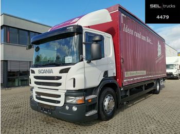 Camion à rideaux coulissants Scania P 280 / Staplerhalterung: photos 1