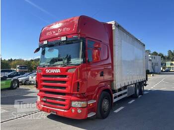 Camion à rideaux coulissants, Camion grue Scania - R440: photos 1