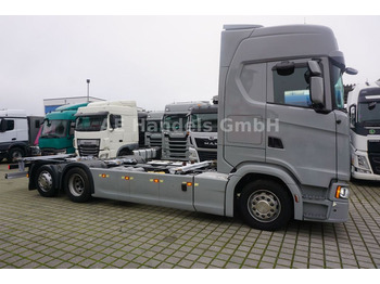 Camion porte-conteneur/ Caisse mobile Scania S450 HighLine LL BDF *Retarder/Xenon/Lenk+Lift: photos 2