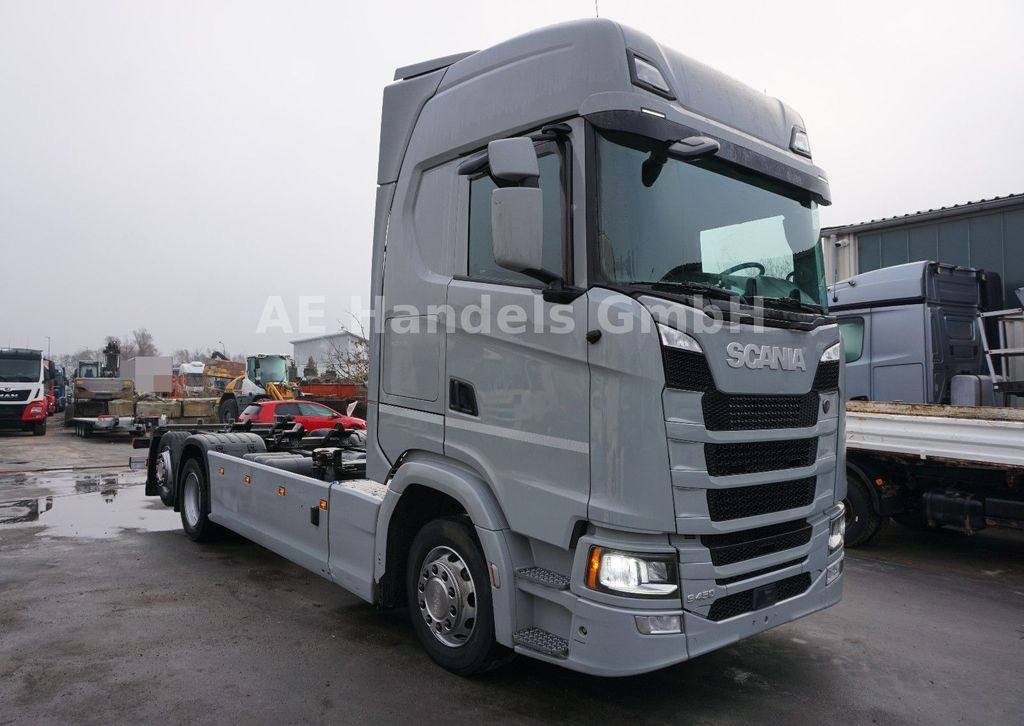 Camion porte-conteneur/ Caisse mobile Scania S450 HighLine LL BDF *Retarder/Xenon/Lenk+Lift: photos 30