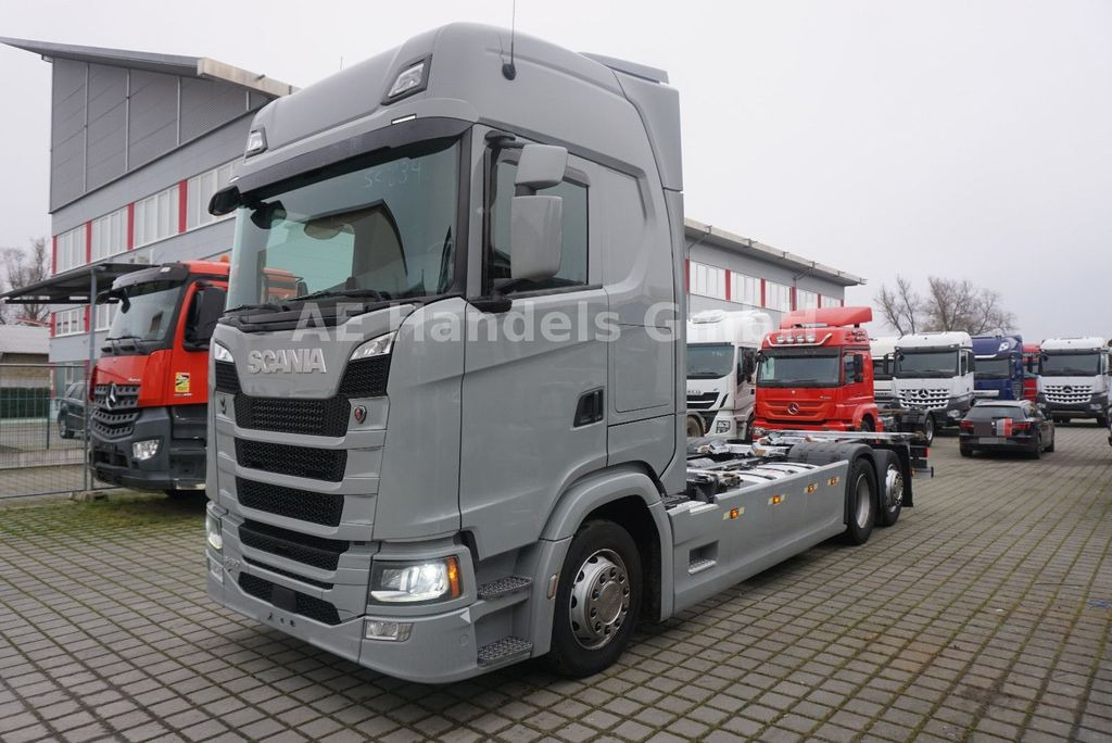 Camion porte-conteneur/ Caisse mobile Scania S450 HighLine LL BDF *Retarder/Xenon/Lenk+Lift: photos 7