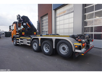 Camion ampliroll Volvo FM 420 8x2 HMF 28 ton/meter laadkraan: photos 3