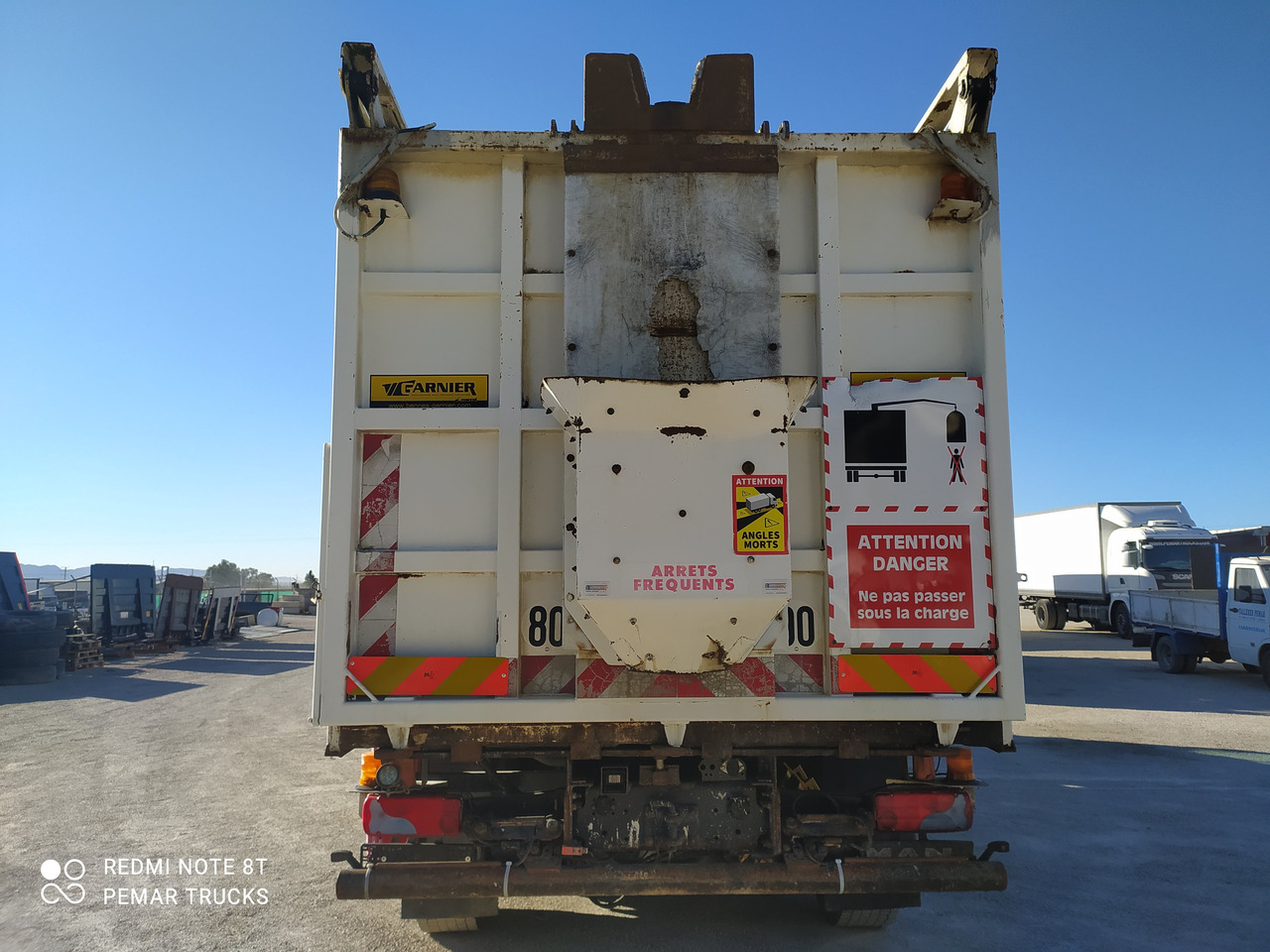 Carrosserie interchangeable - camion poubelle GARNIER CONTENEDOR BASURERO COMPACTADOR: photos 13