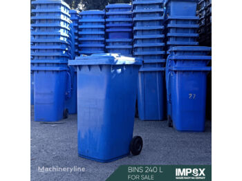 Carrosserie interchangeable - camion poubelle Garbage bins | 240 L | Blue: photos 1