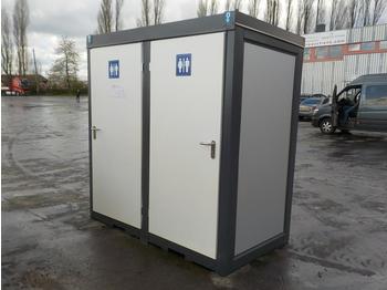 Conteneur comme habitat Unused 2021 Portable Double Toilet Unit c/w Water Heater (Keys in Office): photos 1
