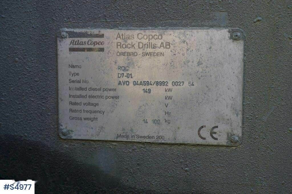 Foreuse Atlas Copco D7-01 Drill Rig: photos 38