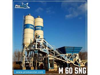 PROMAXSTAR Mobile Concrete Batching Plant PROMAX M60-SNG(60m³/h) - Centrale à béton