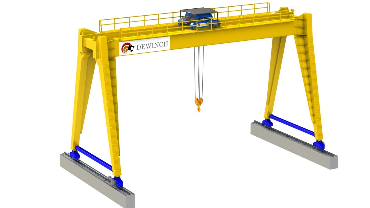 Portique de manutention neuf DEWINCH 10 ton -5 Ton Gantry Crane  -Monorail Crane -Single Girder Crane: photos 7
