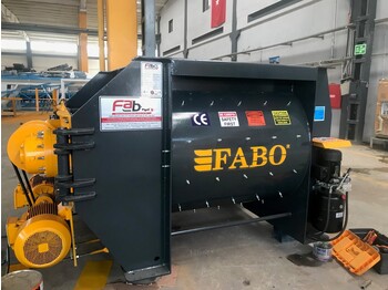L'équipement de construction neuf FABO Double Shaft Concrete Mixer ( Twin Shaft Mixer ): photos 1