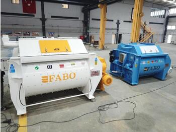 L'équipement de construction neuf FABO Double Shaft Concrete Mixer ( Twin Shaft Mixer ): photos 1