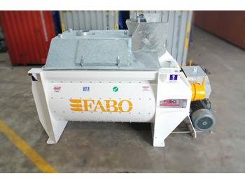 Matériel de béton neuf FABO Double Shaft Concrete Mixer ( Twin Shaft Mixer ): photos 1