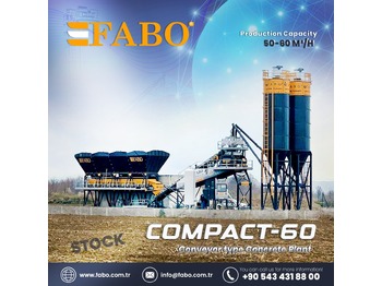 Centrale à béton neuf FABO FABOMIX COMPACT-60 CONCRETE PLANT | NEW PROJECT: photos 1