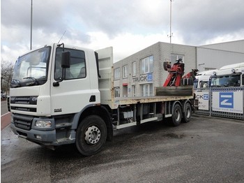 DAF FAT75-360 6x4 FULL STEEL OPEN BODY WITH FASSI 19 - Grue mobile
