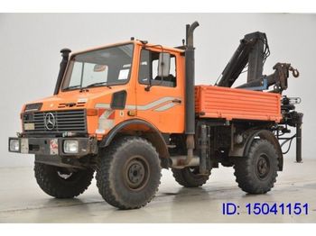 Unimog U 1450 * 4 X 4  - Grue mobile