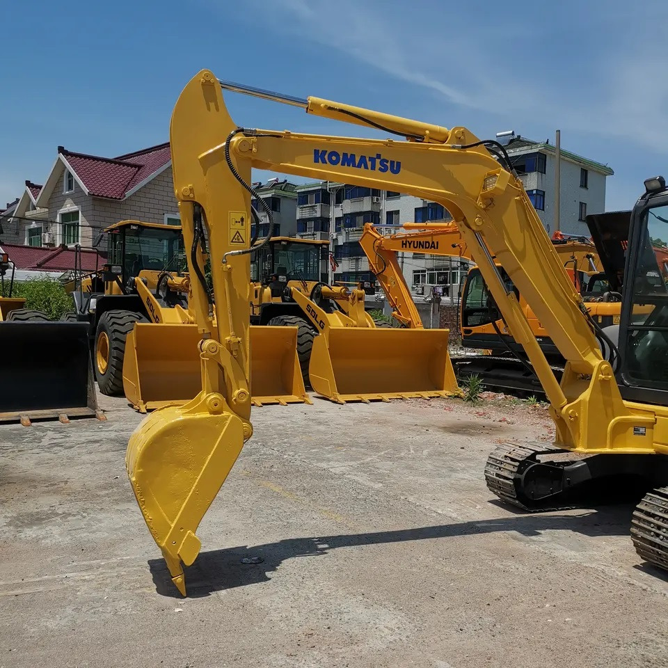Mini pelle KOMATSU PC55 small track excavator 5 tons Hydraulic digger: photos 5