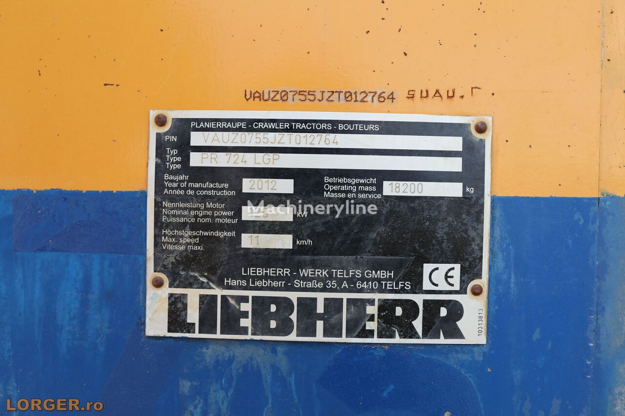 Bulldozer Liebherr PR724 LGP: photos 28
