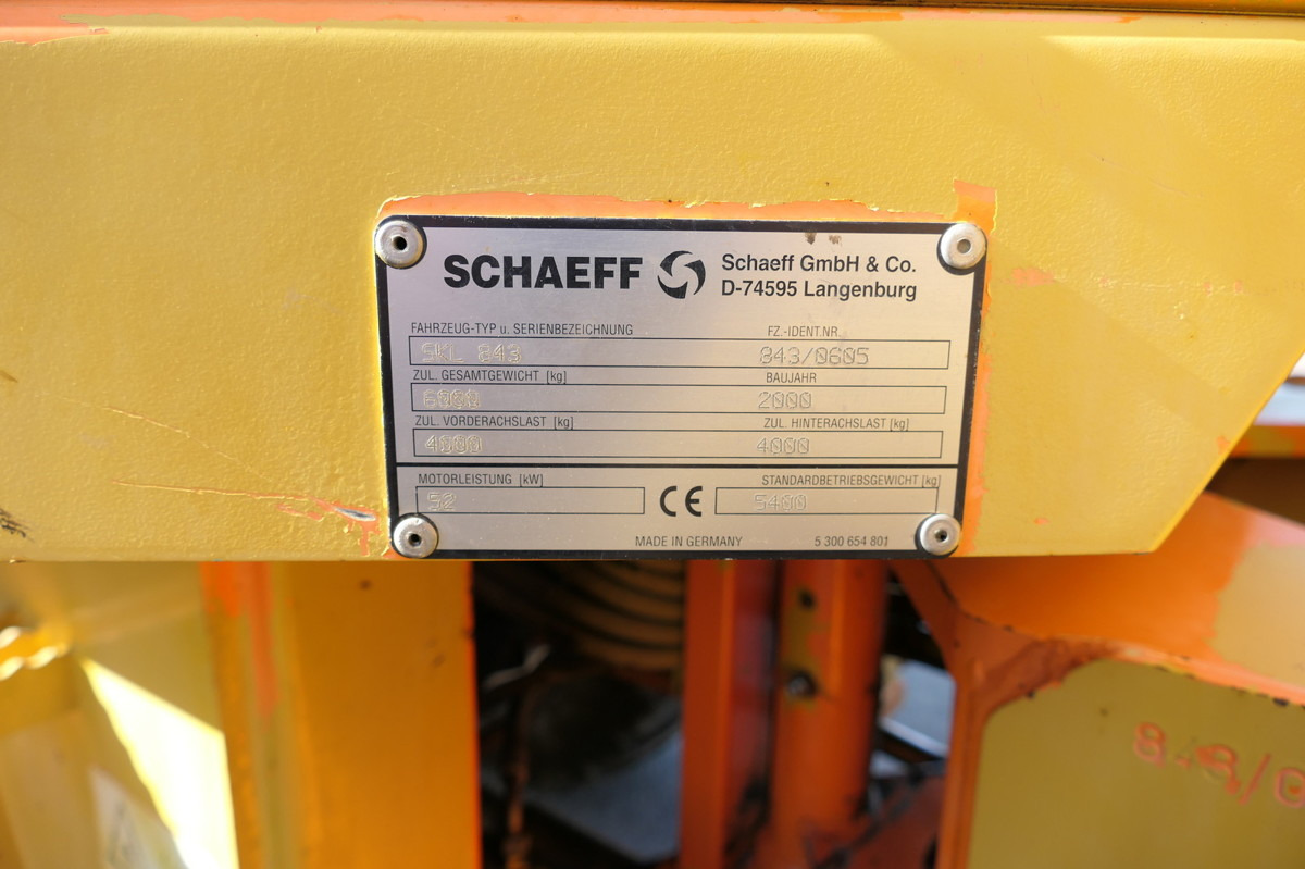 Chargeuse sur pneus SCHAEFF SKL 843: photos 18