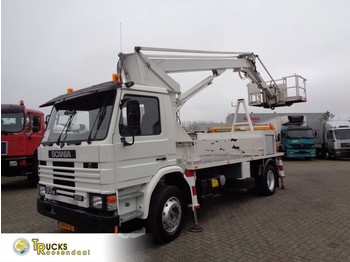 Camion avec nacelle Scania 93M 210 + Manual + Pto + High Platfrom + 13m: photos 1