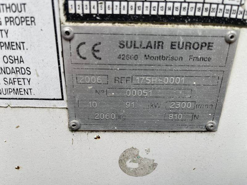 Compresseur d'air Sullair S 175: photos 2
