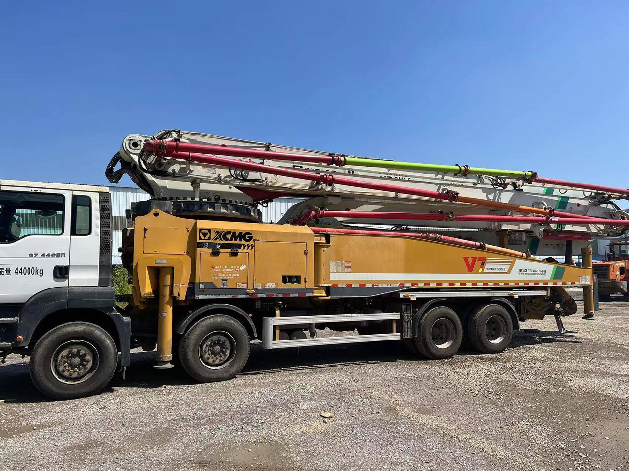 Camion pompe XCMG Official Concrete Machinery Second Hand HB62V 62m Used Mobile Concrete Pump: photos 4