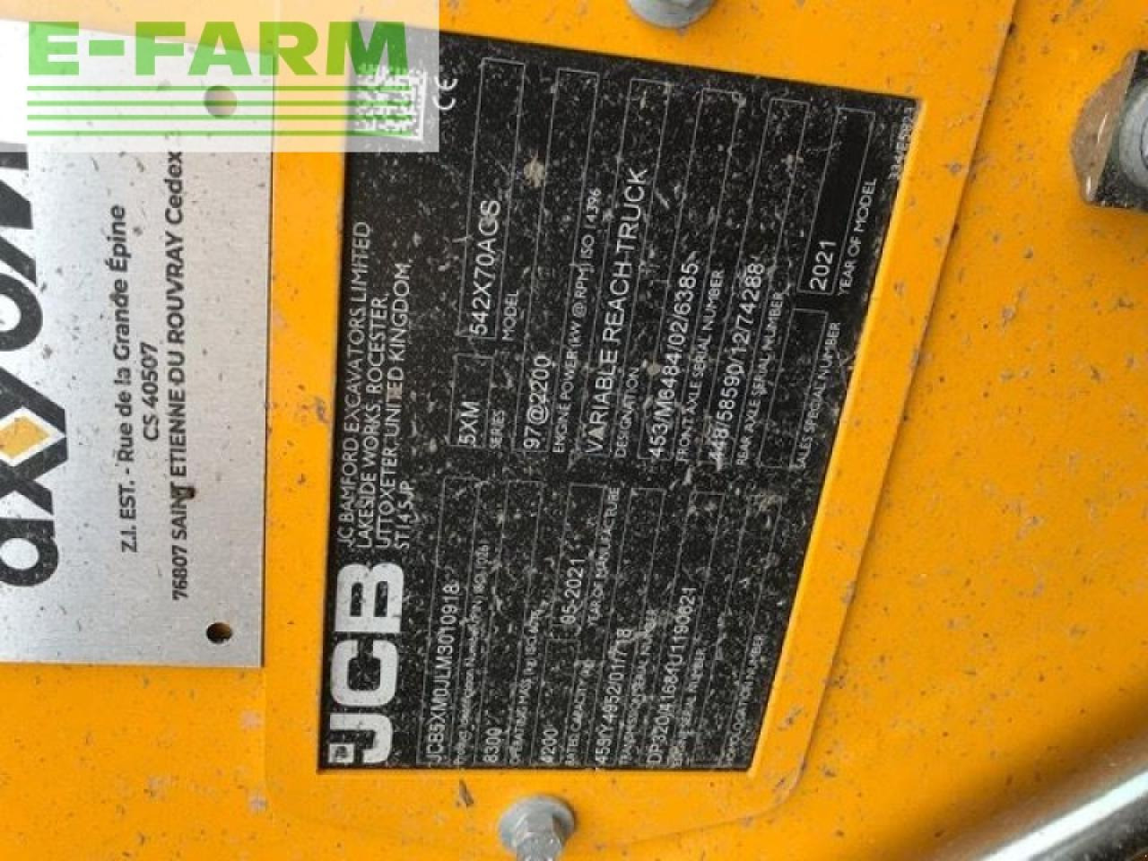 Tracteur agricole JCB 542-70agri sup: photos 8