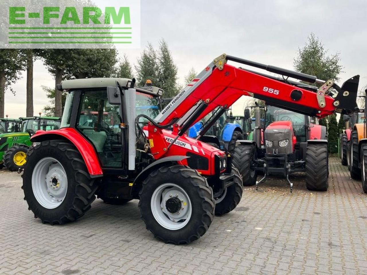 Tracteur agricole Massey Ferguson 5455 dyna-4 + massey ferguson 955: photos 4