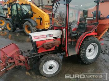  Gutbrod 4WD Compact Tractor, Snow Blade, Spreader, Brush, Lawn Mower, Full Cab - Micro tracteur
